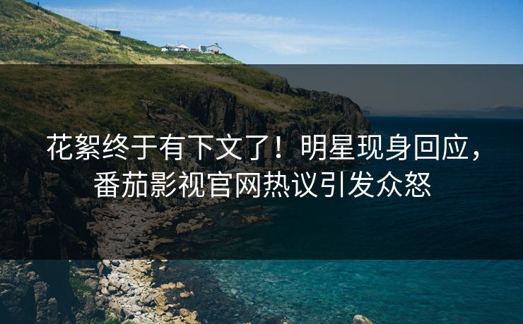 花絮终于有下文了！明星现身回应，番茄影视官网热议引发众怒
